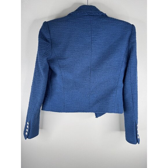 NWT GENERATION LOVE veronica tweed jacket in Oxford Navy Size XS Lined - Picture 6 of 9
